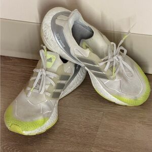 IVY PARK White and Lime Sneakers